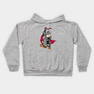 Warrior stance - Cute chibi Kids Hoodie